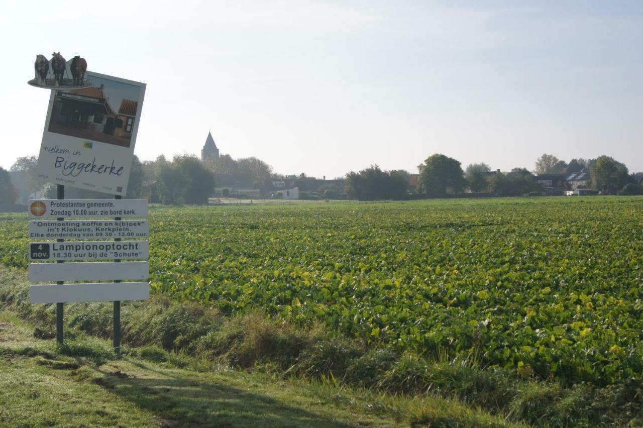 Bij Ons Achter Apartment Biggekerke Bagian luar foto